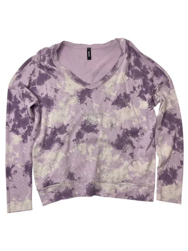 Top Long Sleeve Basic By Clothes Mentor In Purple, Size: S