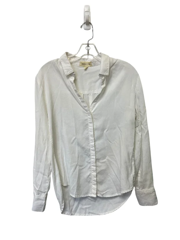 Top Long Sleeve By Cloth & Stone In White, Size: Xs