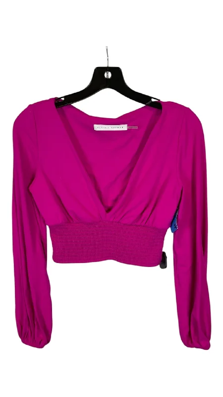 Top Long Sleeve By Cmc In Pink, Size: Xs