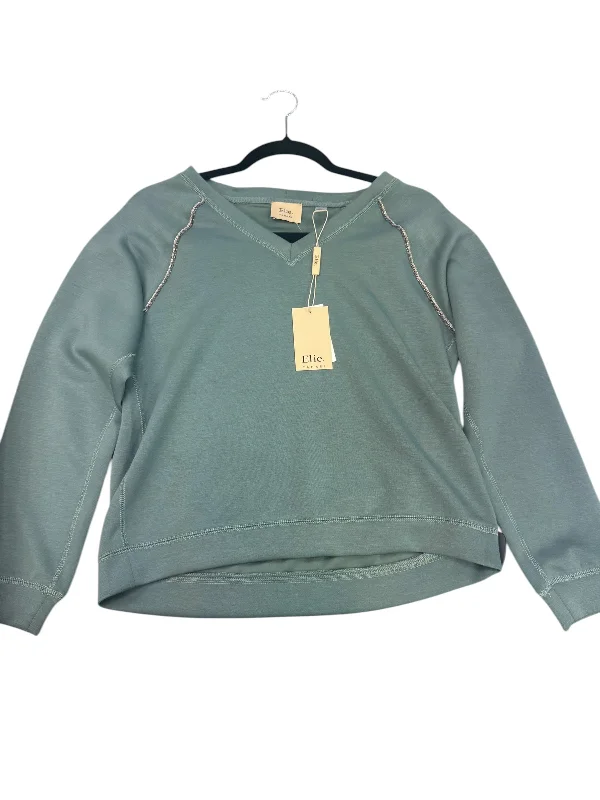 Top Long Sleeve By Elie Tahari In Green, Size: Xs