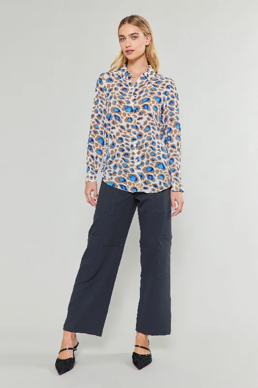 Sapphire Cenote Print Shirt