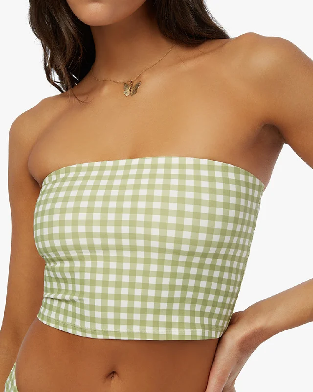 Gingham Tube Top