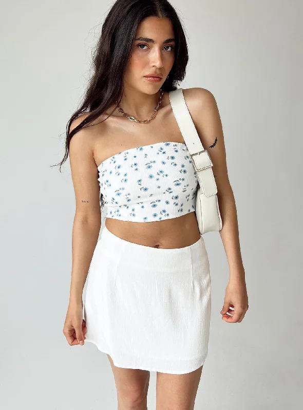 Selby Mini Skirt White Petite