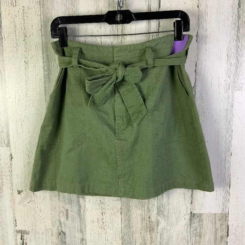 Skirt Mini & Short By Harper In Green, Size: 8