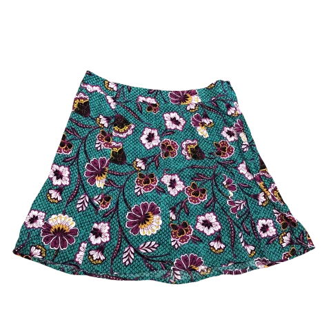 Skirt Mini & Short By Loft In Teal, Size: 10