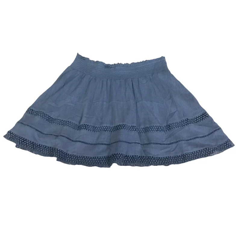 Skirt Mini & Short By Old Navy In Blue, Size: L