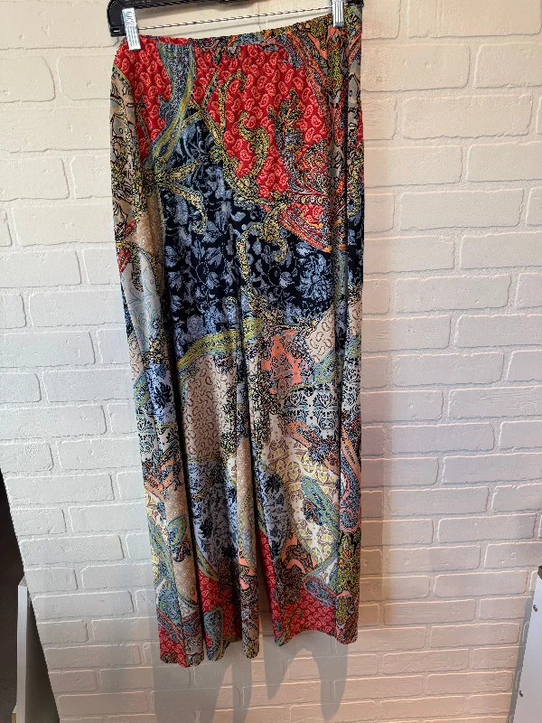 Pants Wide Leg By Chicos In Multi-colored, Size: Xl