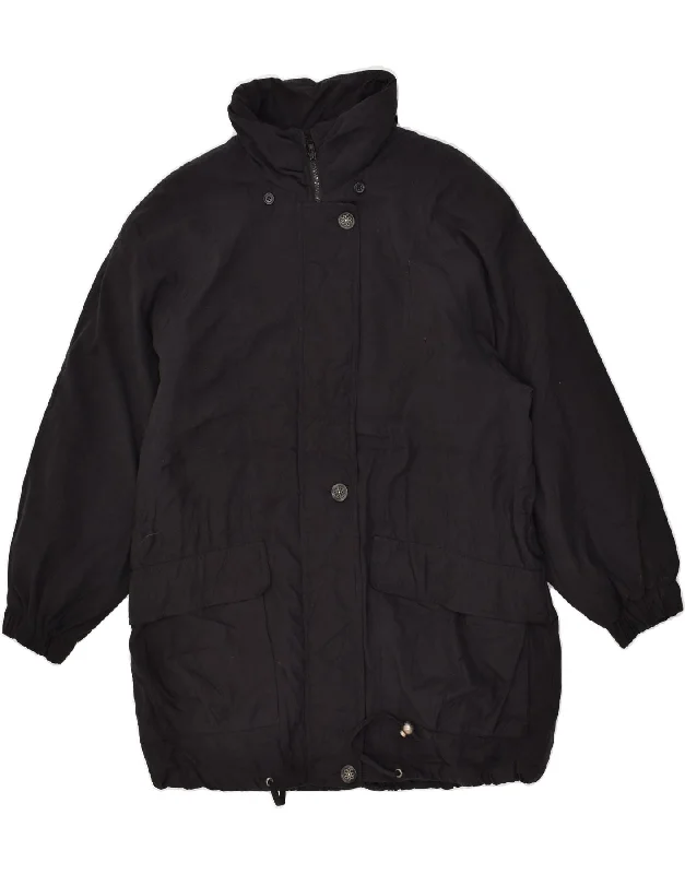 LONDON FOG Womens Windbreaker Coat UK 16 Large Black