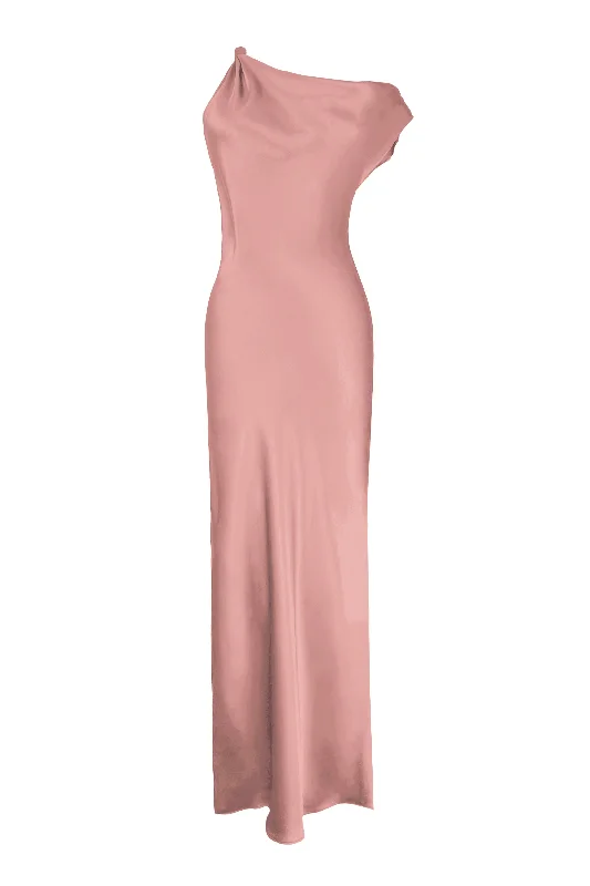 BM The Zaz Silk Gown - Mauve