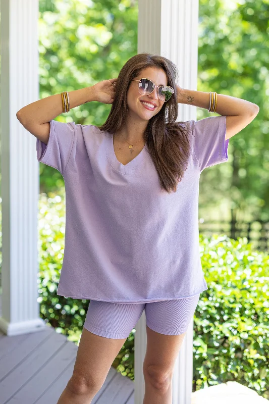 Reversible Perfection Lavender Top