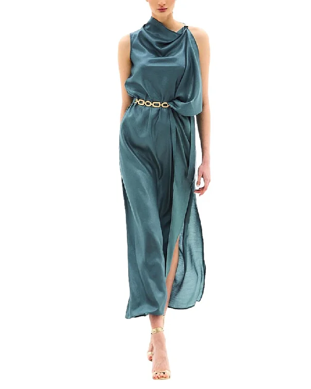 BGL Silk-Blend Midi Dress