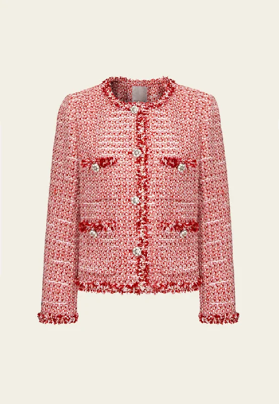 Signature Red Tweed Jacket