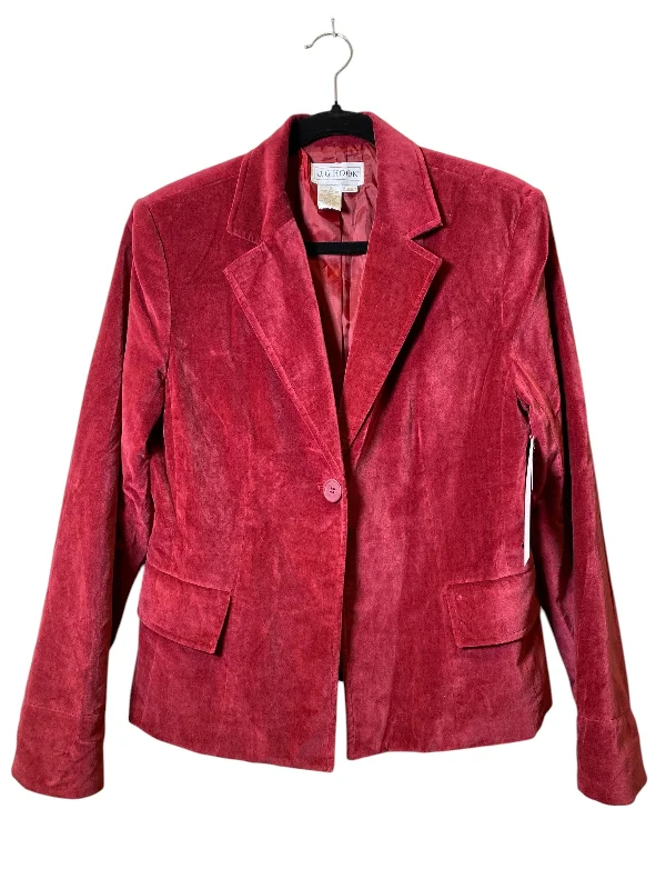 Blazer By J.michelle In Maroon, Size: L