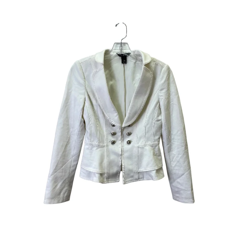 Blazer By White House Black Market In Cream, Size:Xs