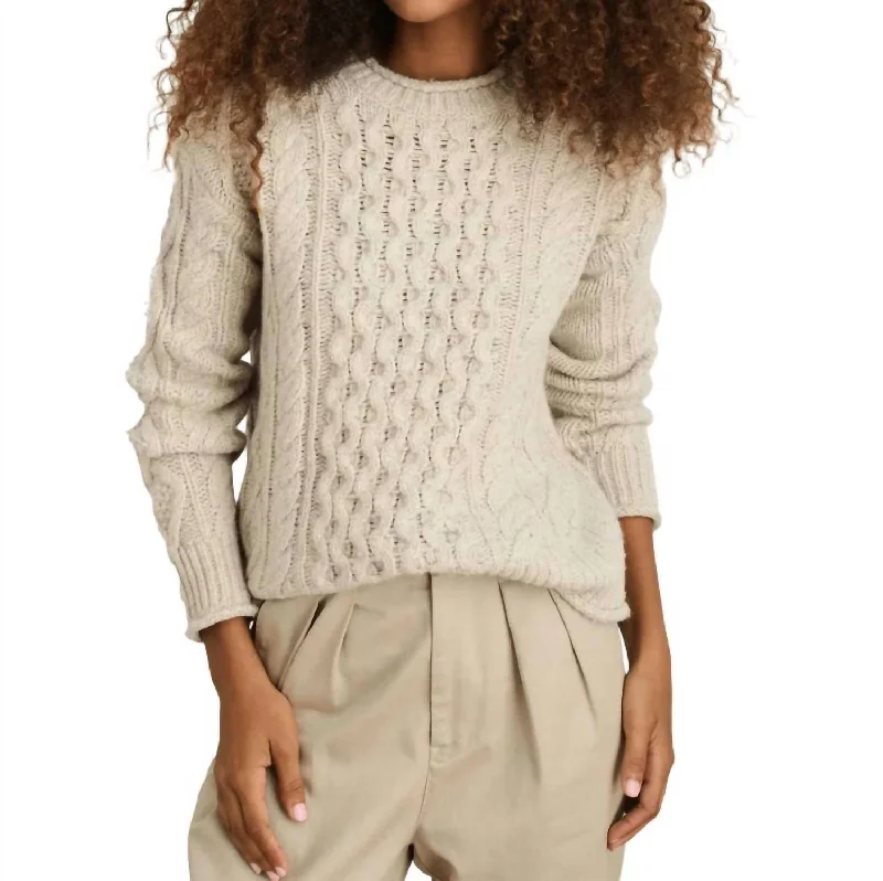 Catskill Weekend Sweater In Barley