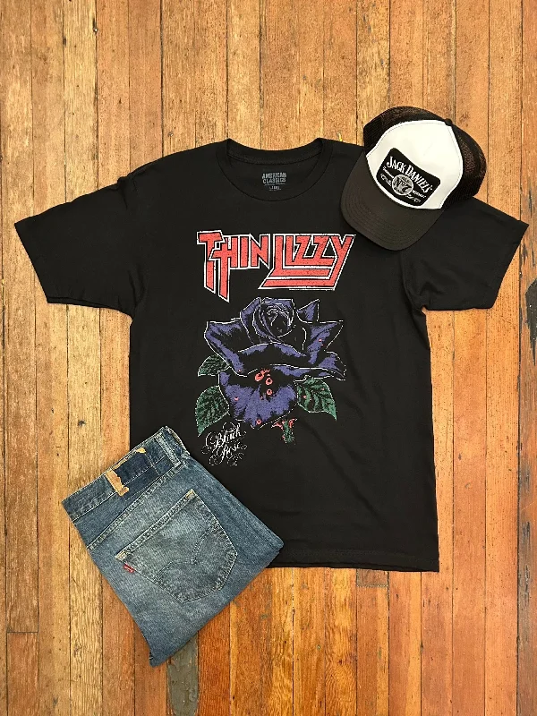 Thin Lizzy Black Rose T-Shirt