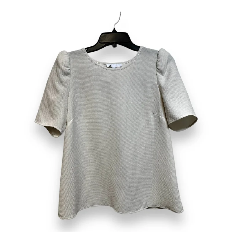 Top Short Sleeve By Dr2 In White, Size: S