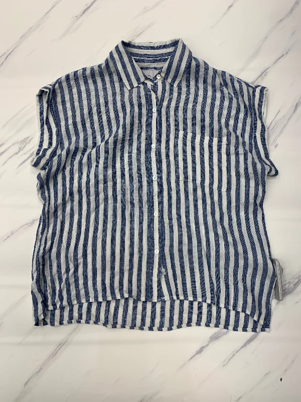 Top Short Sleeve By Rails In Striped Pattern, Size: M