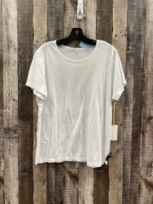 Top Short Sleeve By Z Supply In White, Size: Xl